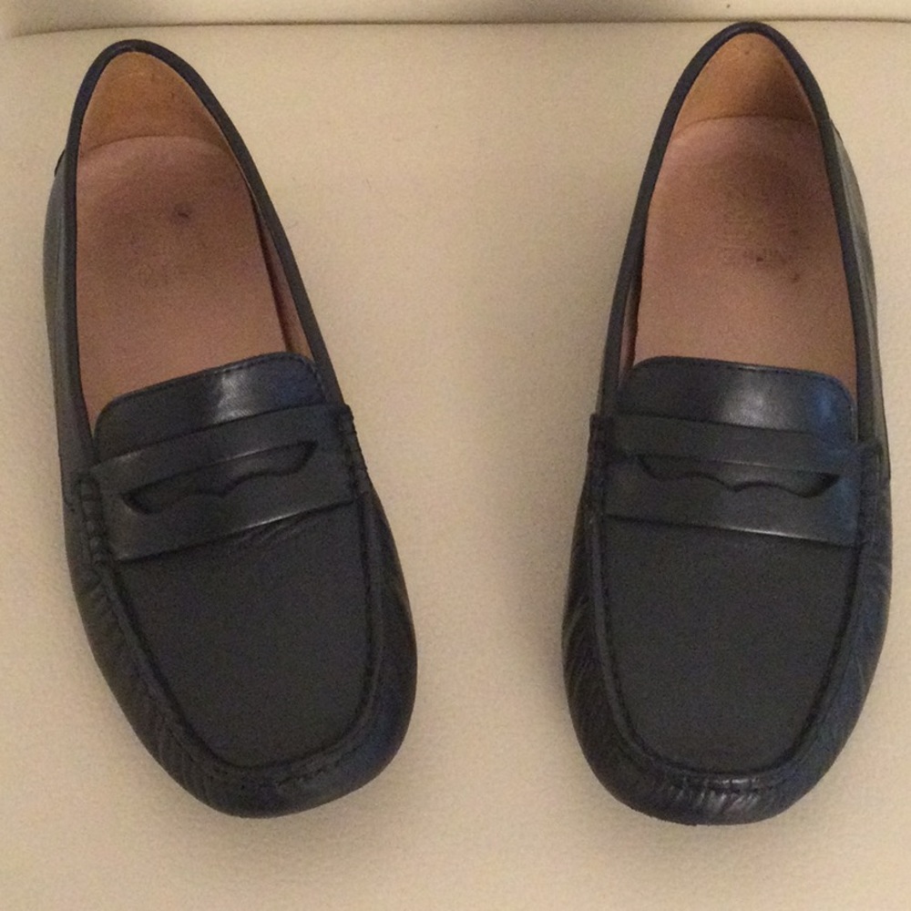 NATURALIZER GENUINE LEATHER Black Loafers 7.5M